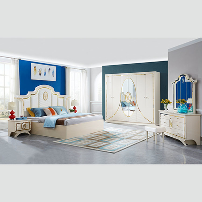 Cabrini MDF Modern Apartment Bedroom Sets Furniture ODM OEM Low Key Luxury