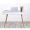 Cappellini Solid Wood Tempered Glass Computer Table Width 27cm