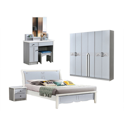 Eco Solid Wood Minimalist Bedroom Furniture Set OEM ODM