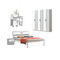 OEM ODM Modern Royal Minimalist Bedroom Set Furniture 1800*2000mm