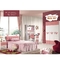 Villa Solid Wood Pink Kids Bedroom Furniture OEM ODM