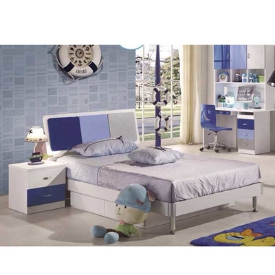 Solid Wood Boys Bedroom Furniture Single Kids Bed Sets 1.28m Cabrini