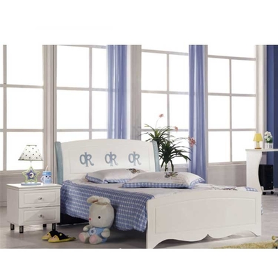 MDF PU Glass Blue Boys Children Bedroom Sets 961 OEM