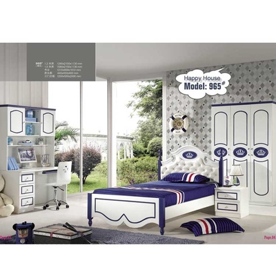 Cabrini Scratch Proof Eco Friendly Children Bedroom Sets Furniture White