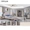 Durable MDF White Wood Bedroom Sets Furniture model 861 Luxury King Size