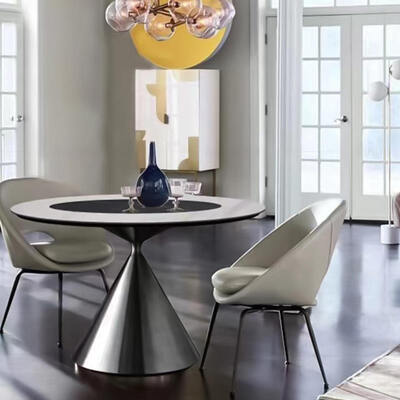 Modern Design Restaurant Metal Base Gold Dining Table 4 6 Seater Chair Set Home Furniture Dining Room Luxury Dining Table